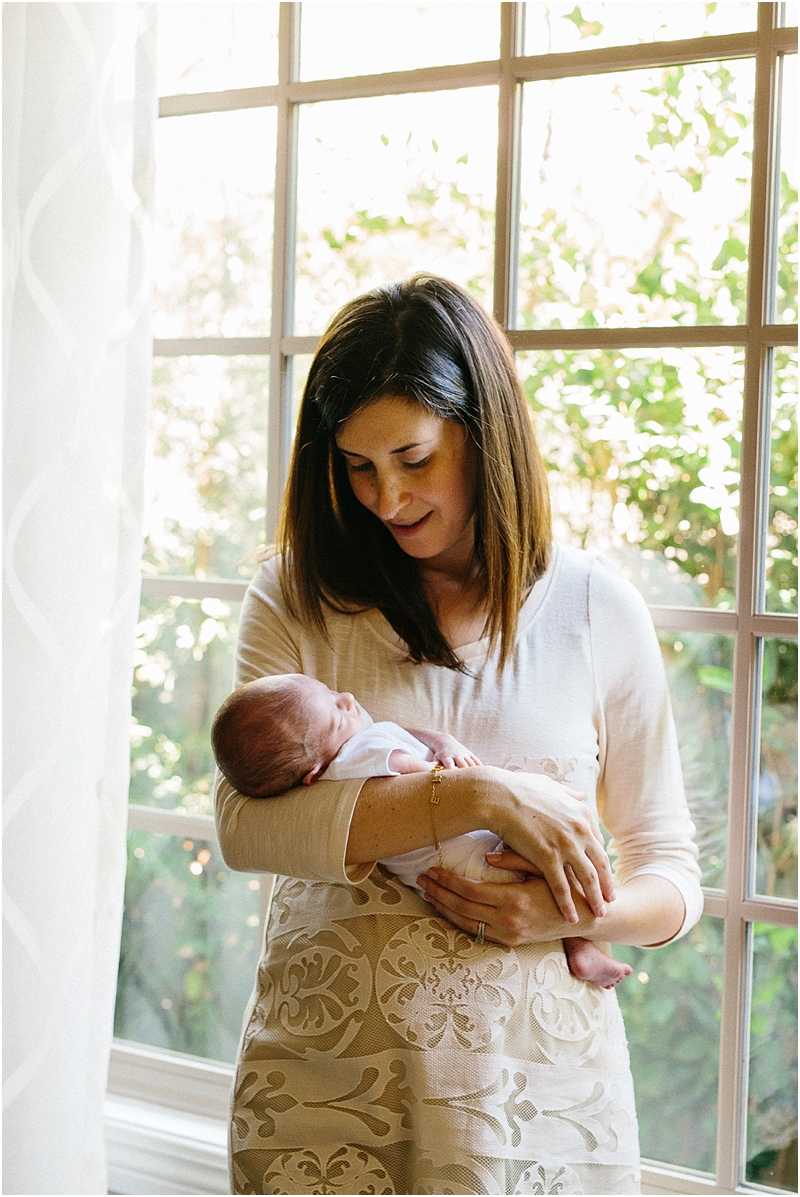 at home newborn pictures by Los Angeles photographer Miranda Corbell
