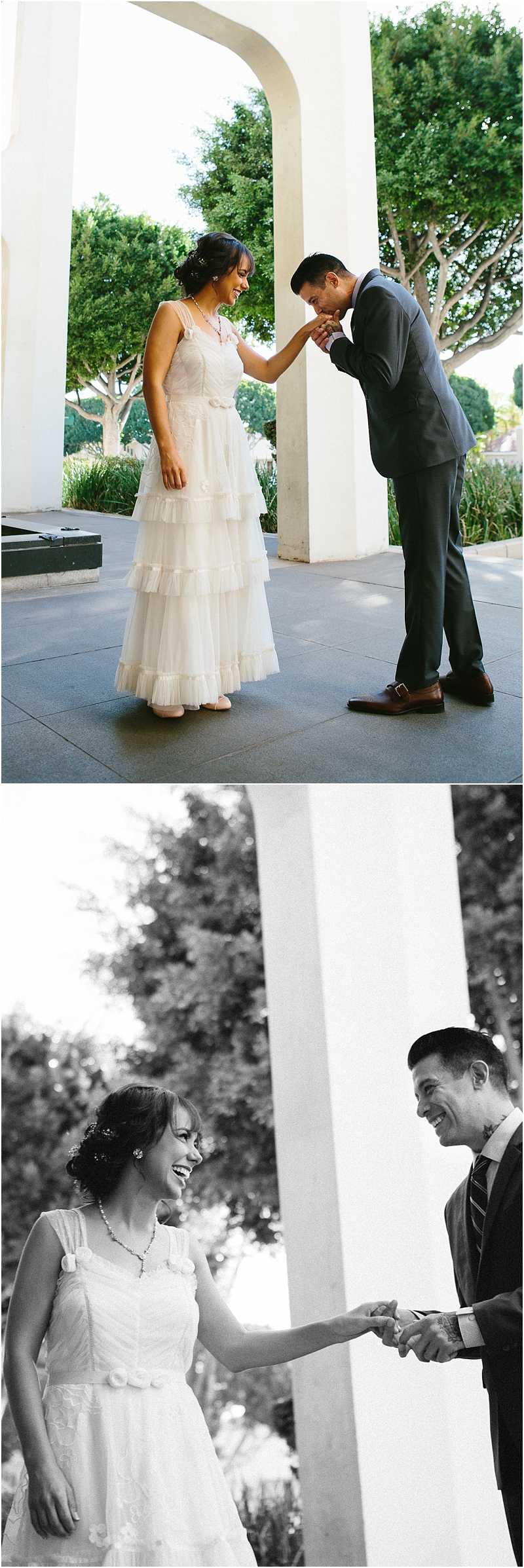 courthouse wedding pictures by Los Angeles photographer Miranda Corbell